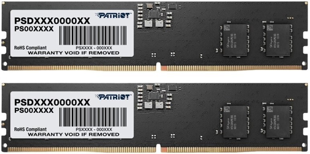 Модуль памяти DDR5 32GB (2*16GB) Patriot Memory PSD532G4800K