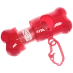 Контейнер с пакетами для уборки за собакой с карабином,цвет красный Ultramarine