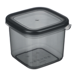Ёмкость для сыпучих продуктов 0,7л 110х105х95мм, пластик, графит