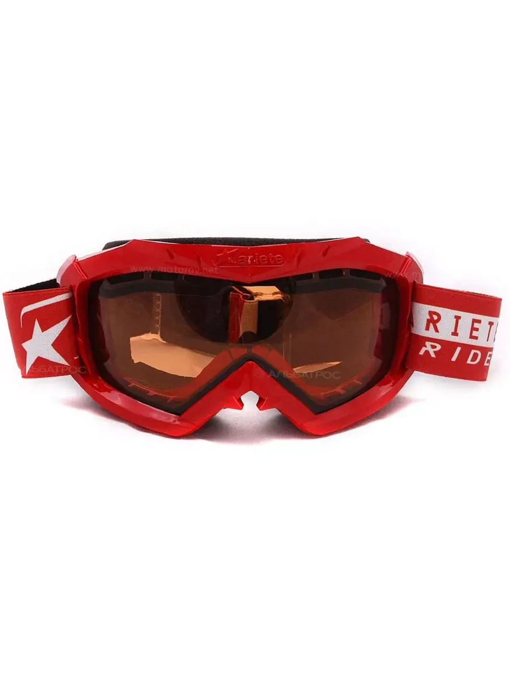 Очки ARIETE 07 SNOW GOGGLES RED, ORANGE LENS (2000000007427)