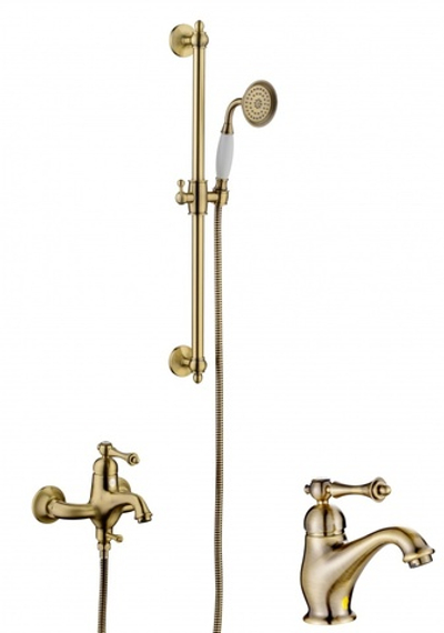 77037-D Душевой комплект (3 в 1) БРОНЗА "GANZER"  (4/1шт)