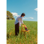 Ваза для цветов moon, 18 см, синяя