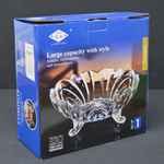 Фруктовница на ножках 24*11см стеклянная