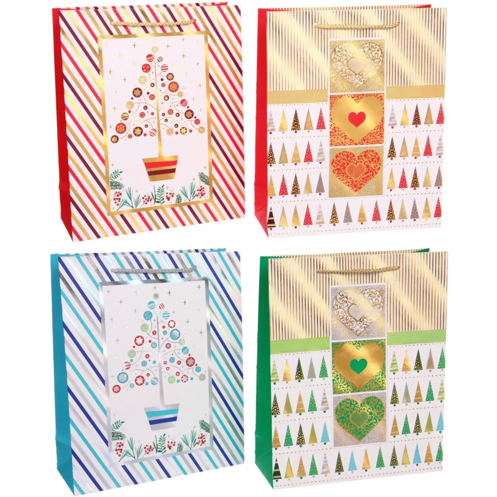 Пакет подарочный «Зимняя нежность» 26*32*10 см, микс