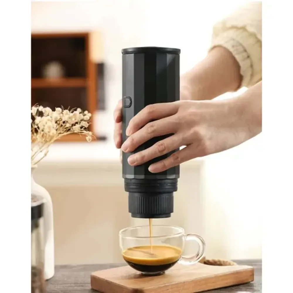 Кофеварка портативная для эспрессо 110 мл HEROPRESSO COFFEE MAKER черная 1800 mAh, ZeroHero
