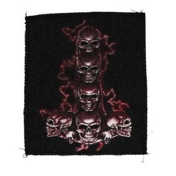 Нашивка Крест из черепов (105X125)