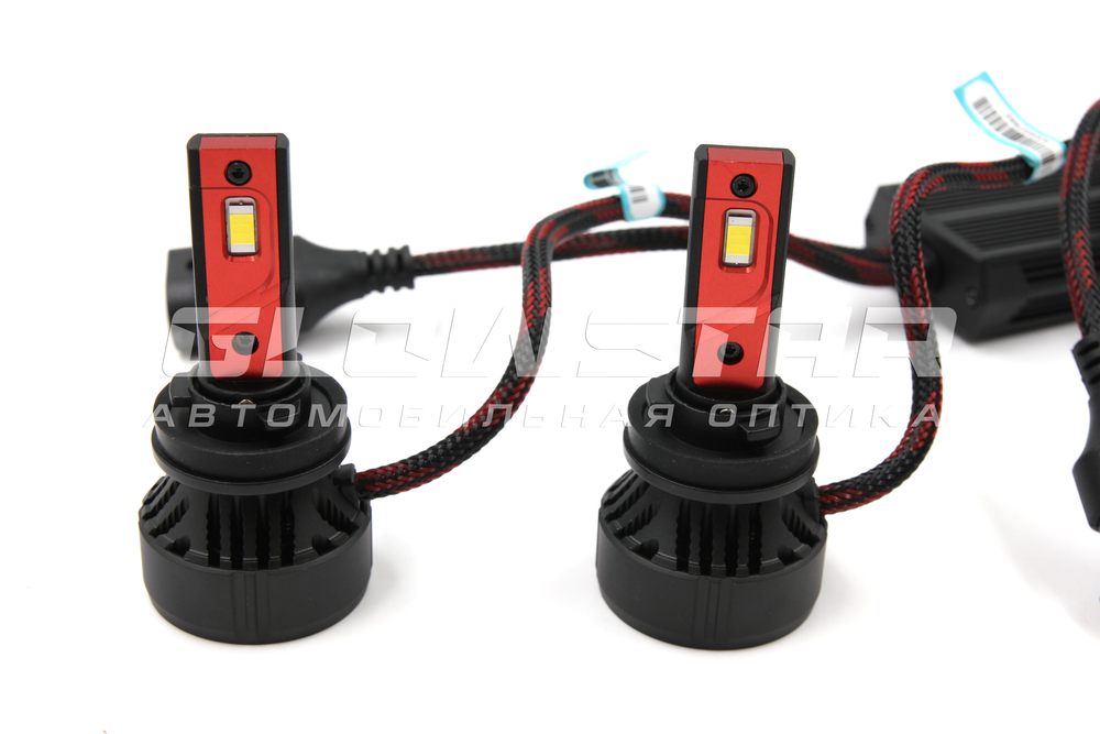 Светодиодные лампы H8/H9/H11/H16 Sariti Y2 с вентилятором, 5500K, 12V 55W (комплект, 2шт)