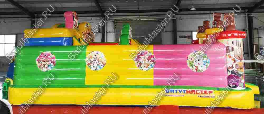 Надувной батут "Лесные друзья", 7*5*4 м