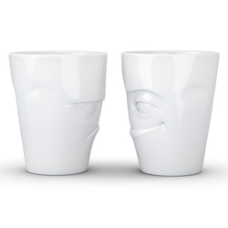 Набор кружек 2шт 350мл Tassen Grumpy & Impish белый