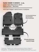 Автомобильные коврики ЭВА с бортами на 3 ряда для GAC GS8 II (23-н.в.)