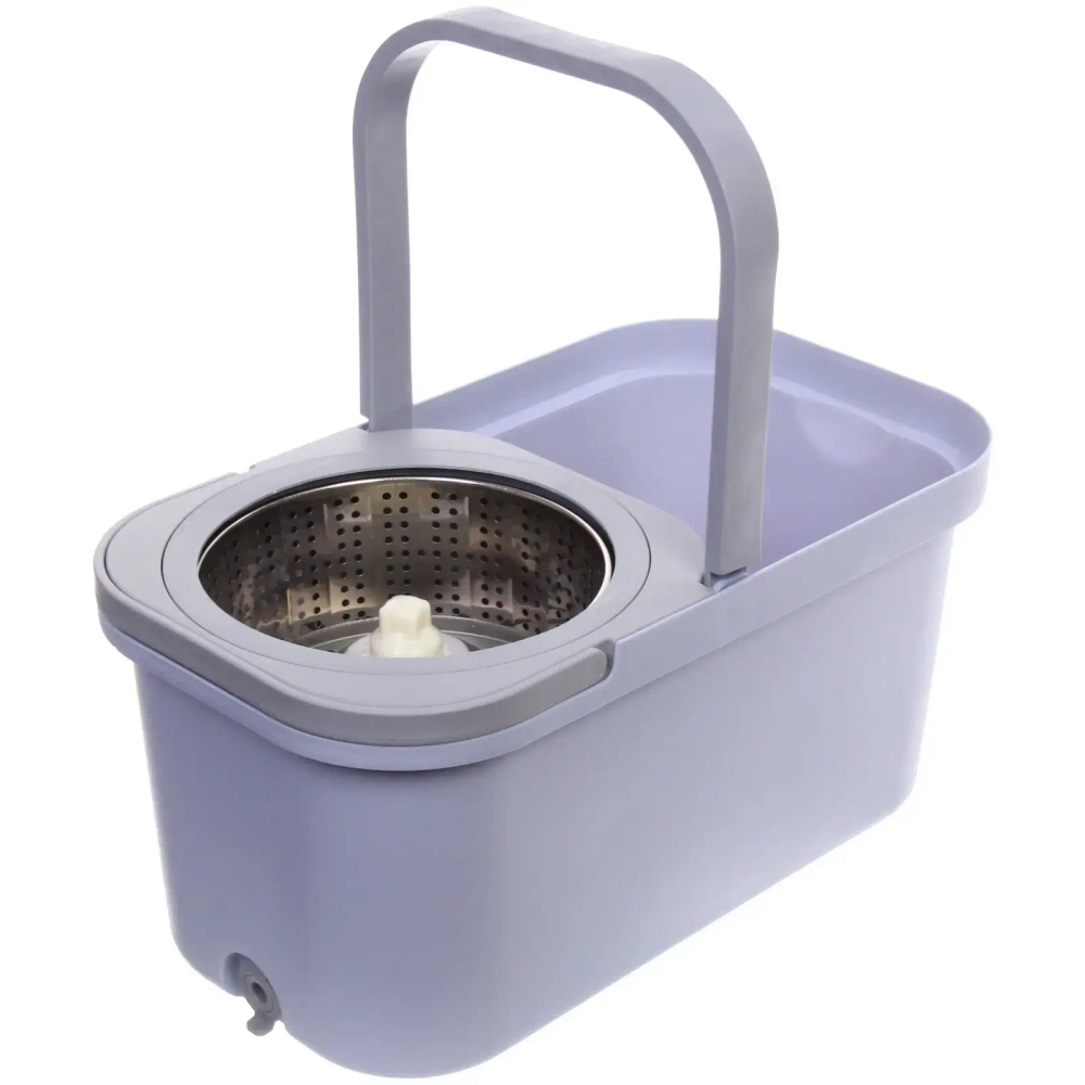 Набор для уборки «Селфи» Практик (ведро с отжимом, швабра, две насадки) в цветной коробке ZY020