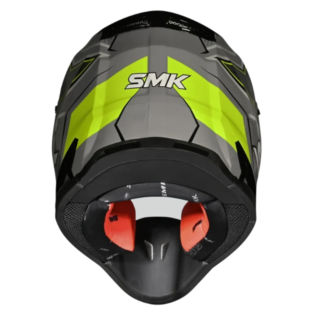 Шлем SMK ALLTERRA MAVERIX, цвет серый/желтый (XL)