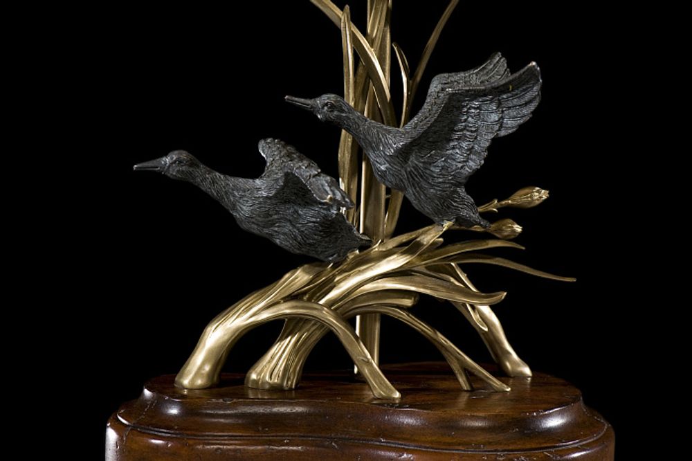 Настольная лампа "Перелетные птицы"