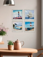 Картины на стену интерьерные на холсте 4 шт