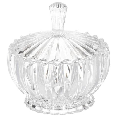 Ваза для конфет, стекло, с крыш, 16х15 см, Y6-2028