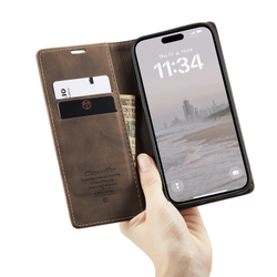 Чехол-книжка CaseMe Matte iPhone 16 Plus