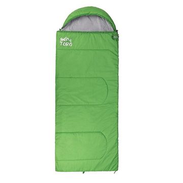 Спальный мешок TORO Wide 400L (220х90, левый, стратекс, салатовый) (T-HS-SB-TW-400L) Helios