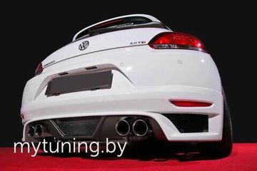 Диффузор заднего бампера V.3 для VW Scirocco 2008-2017