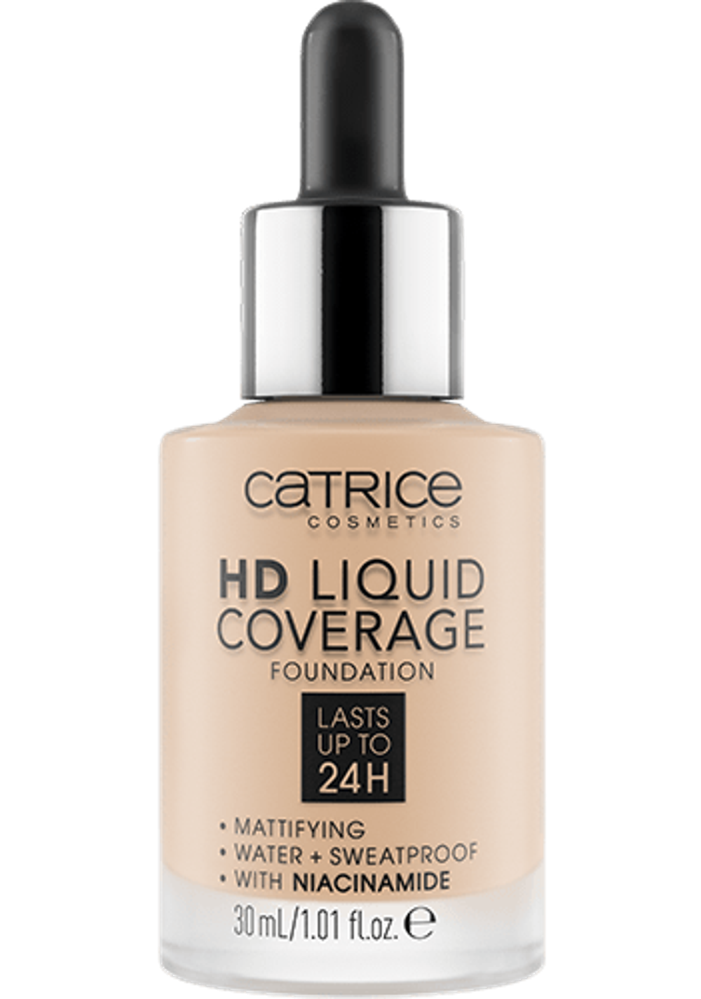Тональная основа Catrice HD Liquid Coverage Foundation - 010 LIGHT BEIGE