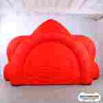 Надувная концертная сцена хохлома «Красный кокошник», 9×4,7×6 м