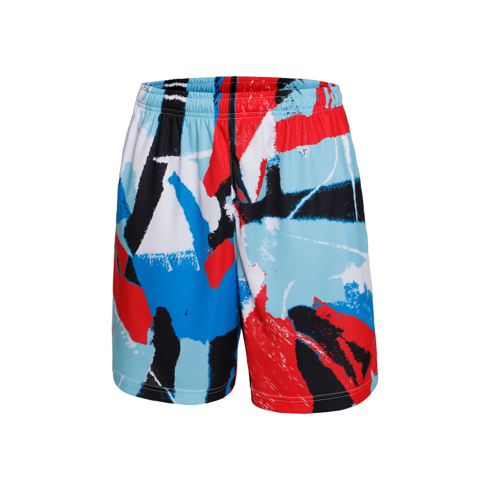 Мужские теннисные шорты Australian Ace Stampa Color Play Shorts Men - Blue, Multicoloured