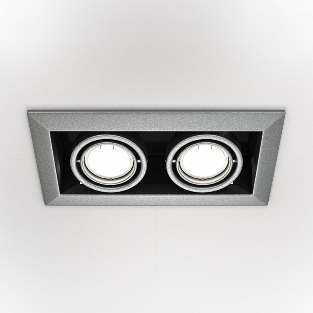 Встраиваемый светильник Maytoni Metal Modern DL008-2-02-S