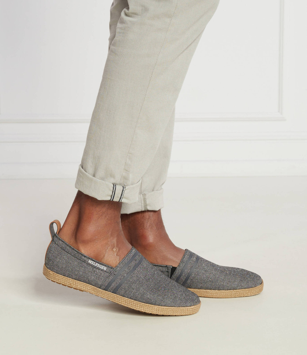 Эспадрильи CHAMBRAY Tommy Hilfiger - графитовый(FM0FM04982)