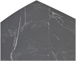 Стол BALDE 140 MATT BLACK MARBLE SOLID CERAMIC / BLACK, ®DISAUR