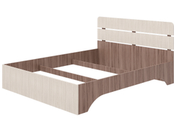 Кровать Джулия, спальное место 140х200, без основания Венге/Молоко