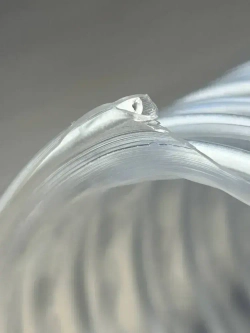 Воздуховод шланг рукав ПВХ 60 мм армированный проволокой шланг 5 м для аспирации стружкоотсоса и вытяжки