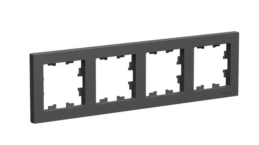 ATLASDESIGN 4-постовая РАМКА, универсальная, БАЗАЛЬТ