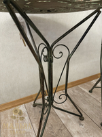 Стол металлический декоративный "Зеленый сад" 61x71 см