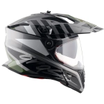 Шлем AXOR X-CROSS ORBIT D/V, с визором, цвет черный/серый (L)