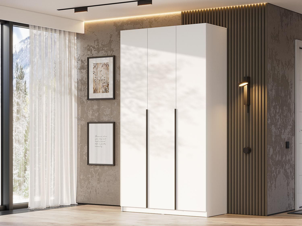 ШК 5 шкаф 1200 + полки 1 комплект / Белый