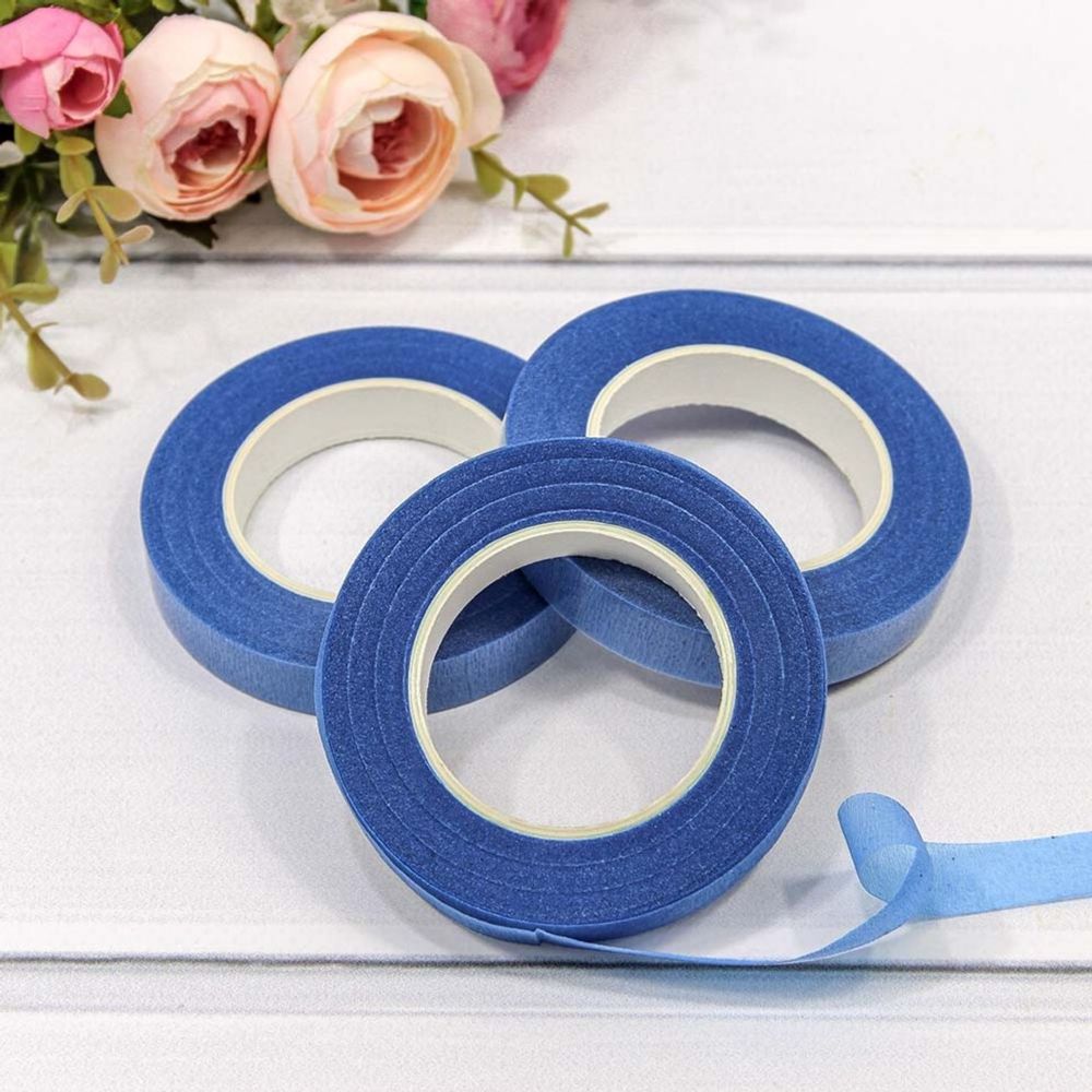 Флористическая тейп-лента (1,2 см*22,86 м) Синий, 1 шт.