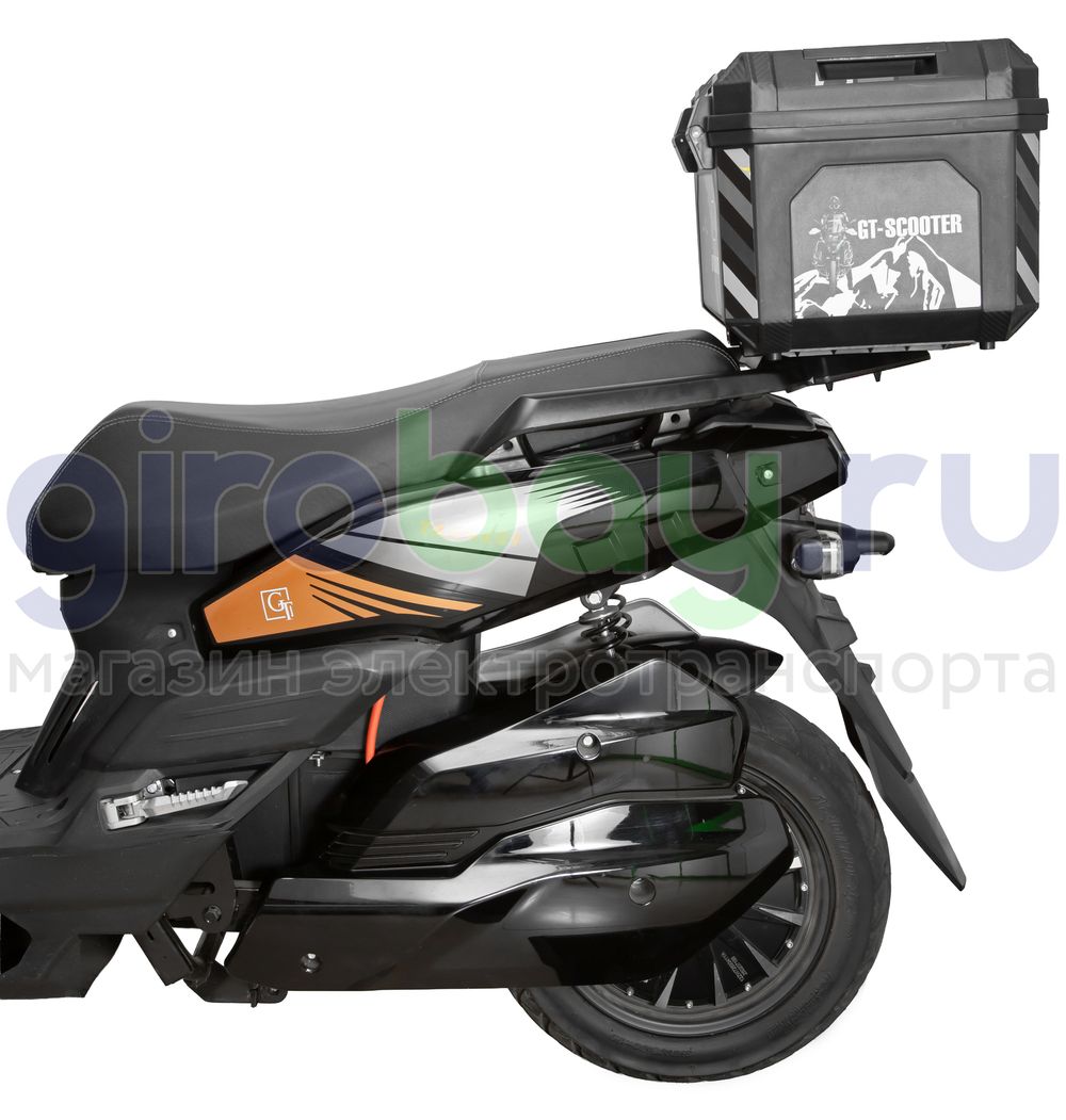 Электроскутер GT Tank 3000W (72V/30Ah) - Чёрный фото №16