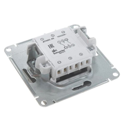 ATLASDESIGN 2-клавишный ПЕРЕКЛЮЧАТЕЛЬ, сх.6/2, 10АХ, механизм, КАРБОН ATN001065