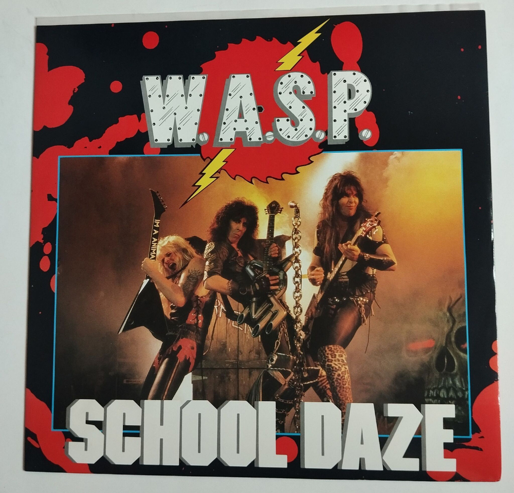 Винтажная виниловая пластинка LP W.A.S.P. School Daze Paint It Black (Japan 1984) 45 RPM