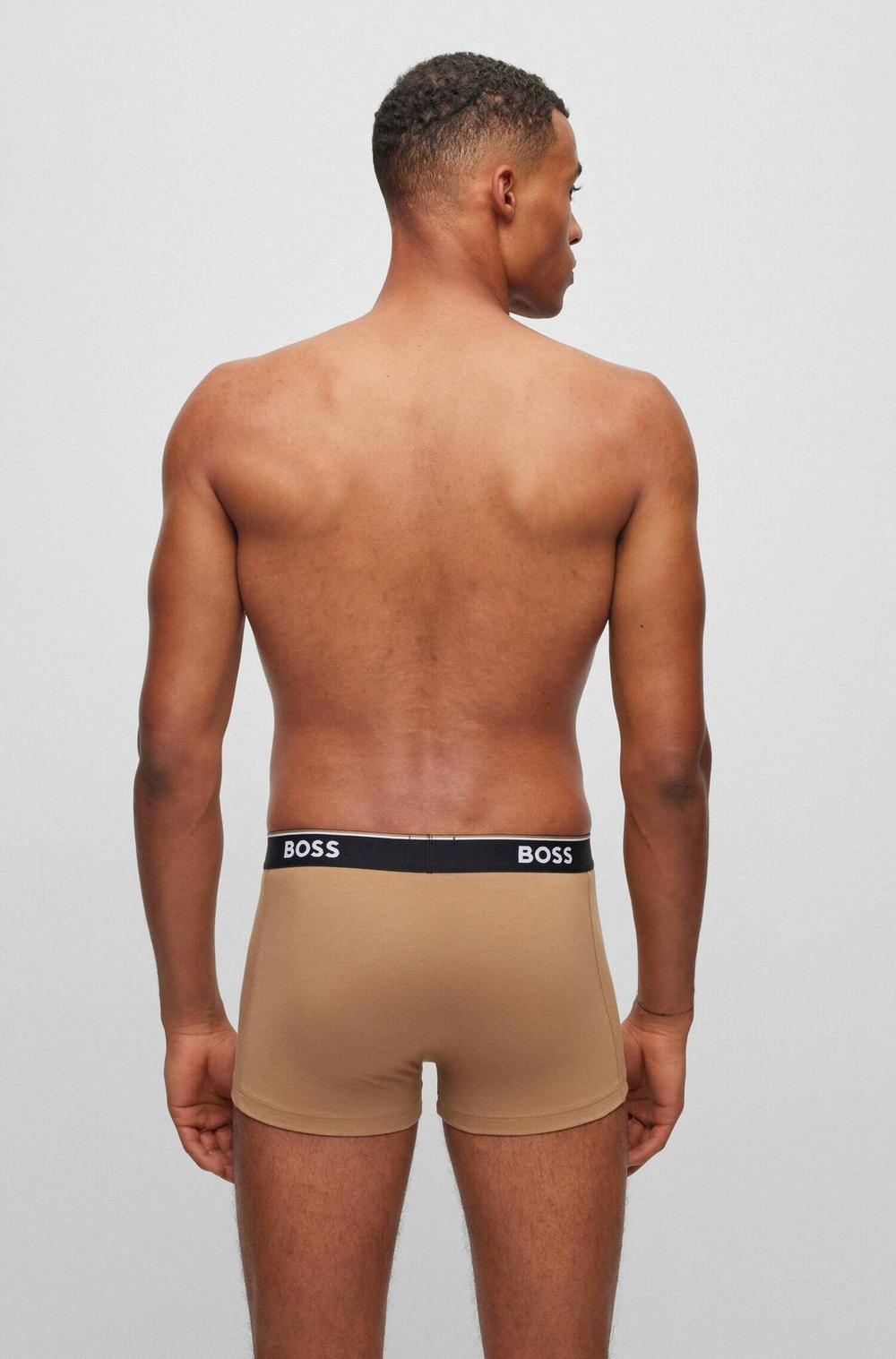 Трусики-боксеры 3шт. Power BOSS BLACK - коричневый(50499420)