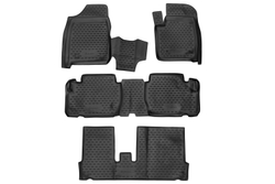 Коврики в салон TOYOTA Ipsum ACM 21W JDM, 05/2001–05/2007, 3 ряда, правый руль (полиуретан) Element.NLC.48.38.210K