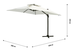 Зонт Килт (светло-бежевый), 1 уп. арт.KUM-820 "Garden story"