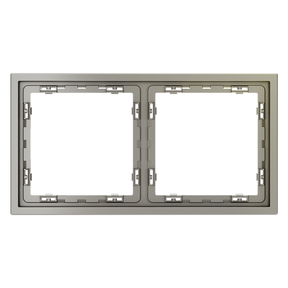 Рамка пластиковая на 2 поста, (шелк) Voltum S70 VLS100204