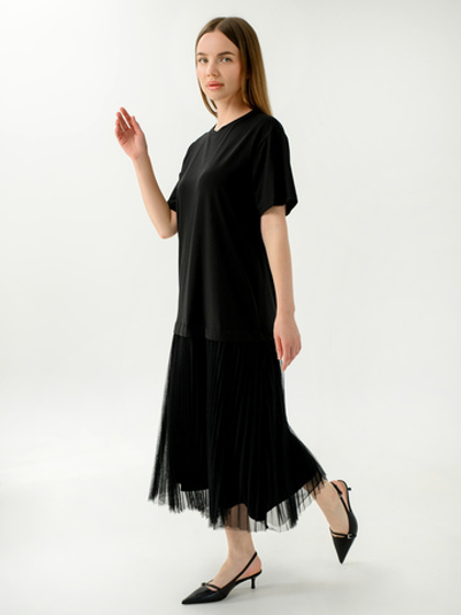 TWINSET Платье с плиссированной юбкой