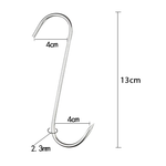Крюк для мяса нерж. S-образный 2*125 мм 10 шт.