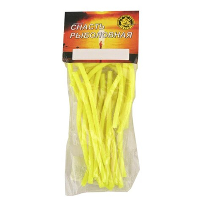 КЕМБРИК (фасовка) желтый флуоресцентный d1,0*2,0 (уп.20шт*10см)