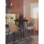 Стол обеденный round, D80 см, черный