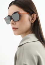 Спортивные очки 100% LEGERE SQUARE - Matte Oxyfire - Black Mirror Lens