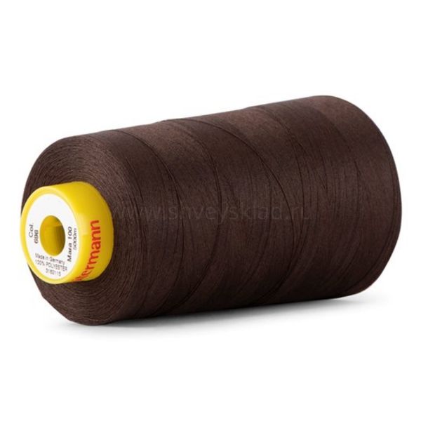 Нитка Gutermann Mara 150 (5000 метров), 1 боб., особо тонкая | 696 т.шоколад