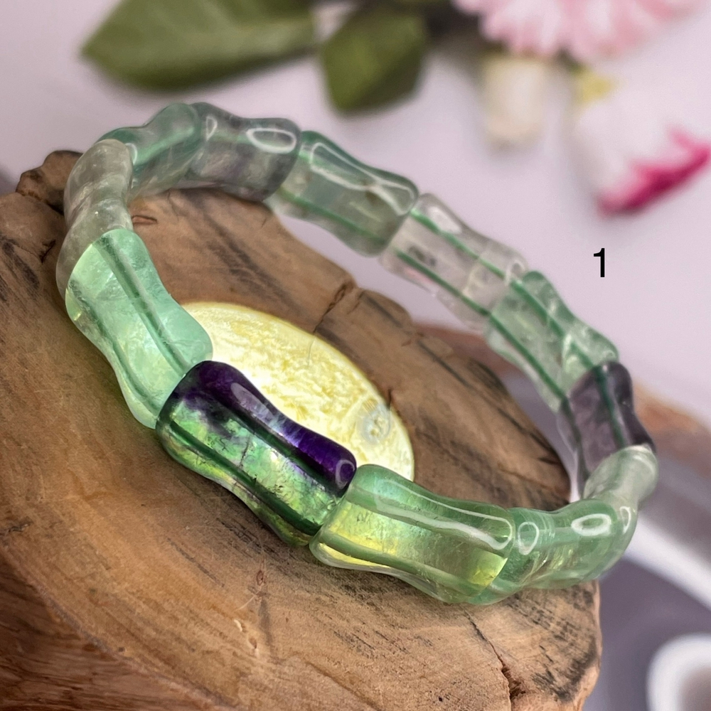 51815  Флюорит Браслет сегмент 12*16мм