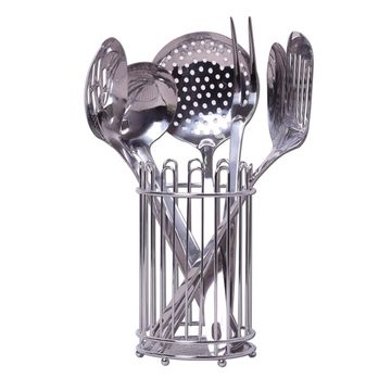 Набор кухонных принадлежностей 7 предметов Kamille КМ 5233 из нержавеющей стали